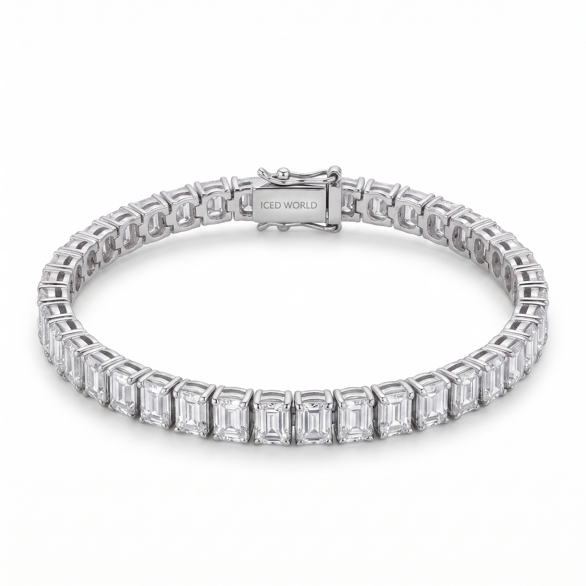 Baguette Tennis Bracelet (4mm)